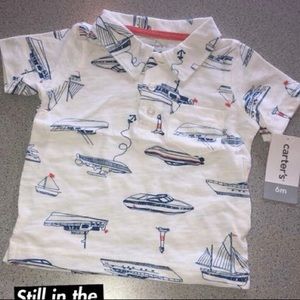 Carter’s Size 6 Month Boat Polo